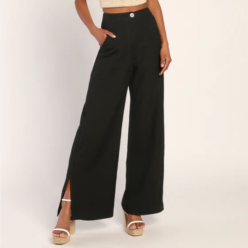 Lulus high-waisted wide-legged pant